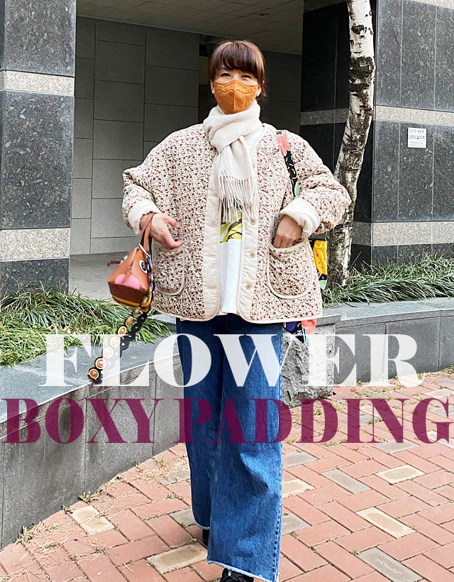 FLOWER BOXY PADDING JK