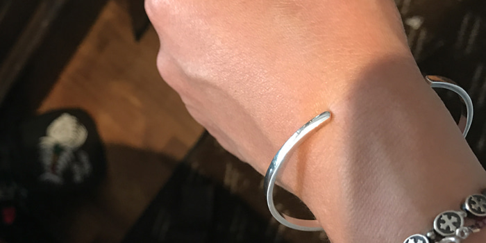 Silver All Day Bangle